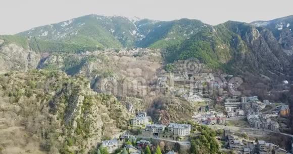4k阿尔卑斯山山城美景视频的预览图