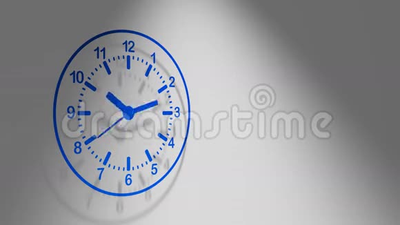 时钟蓝色24小时视频的预览图
