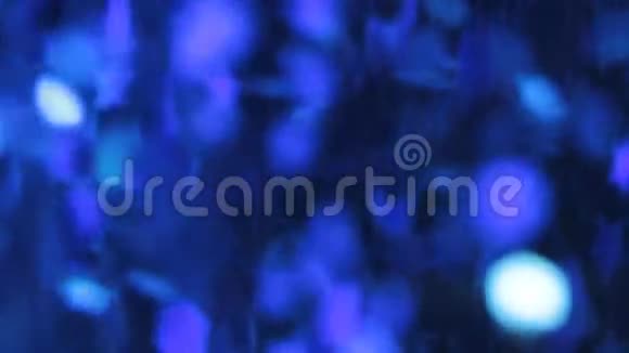在蓝水中的粒子运动抽象抽象视频的预览图