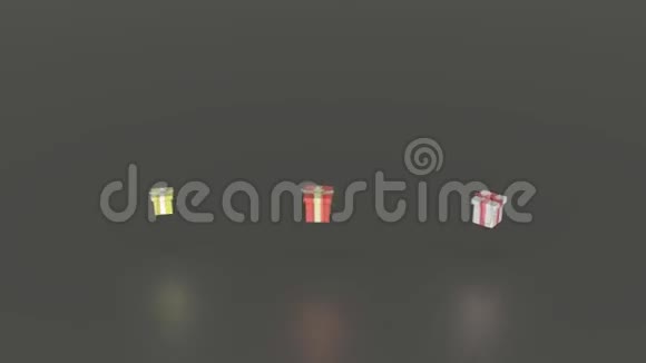 圣诞礼盒成长3Dcgi动画视频的预览图