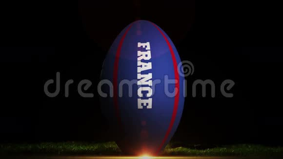 球员踢法国橄榄球视频的预览图