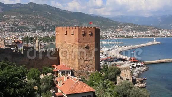 旧堡垒阿拉尼亚土耳其视频的预览图