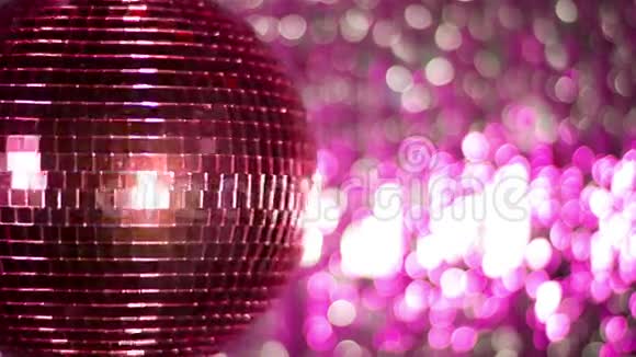 粉色迪斯科舞厅俱乐部音乐视频的预览图