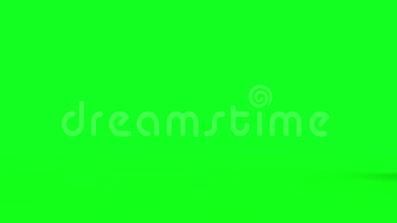 绿色屏幕上的飞碟隔离不明飞行物现实着色器和运动模糊4K动画片视频的预览图