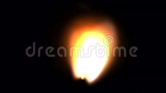 抽象温暖的蜡烛火焰背景希望心轻火背景视频的预览图