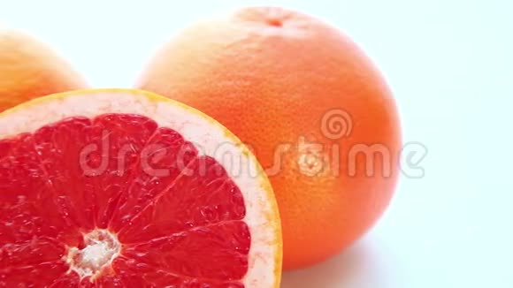 红葡萄柚水果视频的预览图