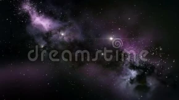 紫色星际星云视频的预览图