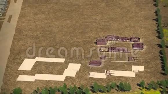 盖房子的过程CG动画视频的预览图