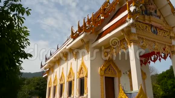 库萨米伊泰国2018年7月13日沃特库纳拉姆昆拉姆佛寺视频的预览图