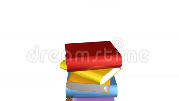 书籍和毕业人物图标视频的预览图