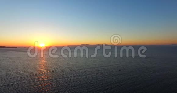 海上日落美景视频的预览图