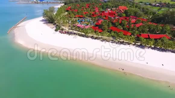 马来西亚兰卡维岛鸟瞰视频的预览图