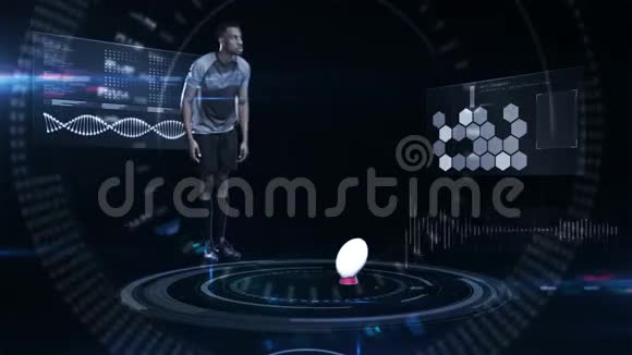未来技术跟踪运动员运动视频的预览图