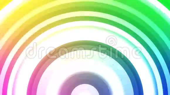 白色声波在多颜色背景上扩展视频的预览图