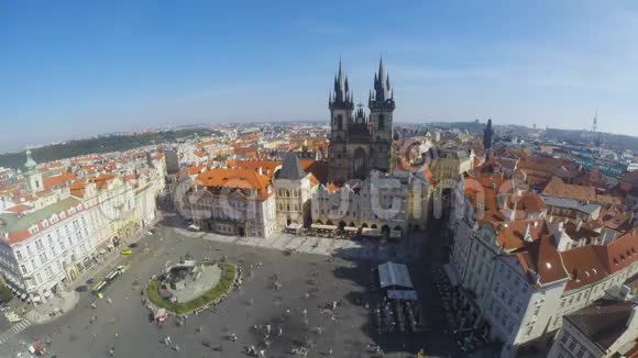 布拉格的城镇广场视频的预览图