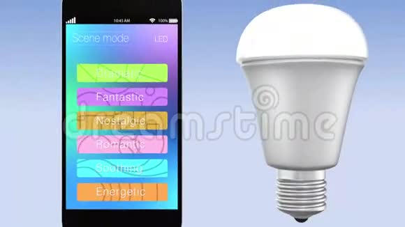 智能手机应用程序的LED照明控制视频的预览图