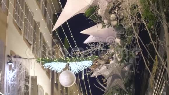 节日圣诞照明和装饰视频的预览图