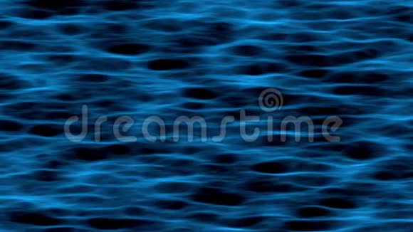 蓝色动画海浪不同的纹理和色调视频的预览图