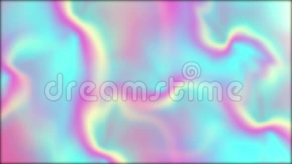 全息铝箔霓虹灯80年代抽象视频动画视频的预览图