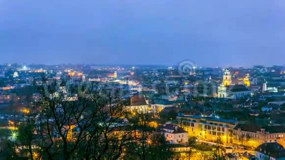 立陶宛维尔纽斯老城全景视频的预览图