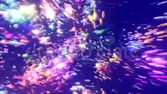 霓虹有机气泡紫视频的预览图