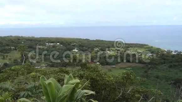 夏威夷的海岸风光视频的预览图