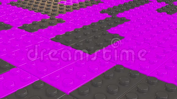 紫色和灰色抽象玩具块视频的预览图