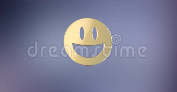 Emoticon快乐黄金3d图标视频的预览图