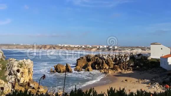 葡萄牙美丽的贝拉尔海滩视频的预览图