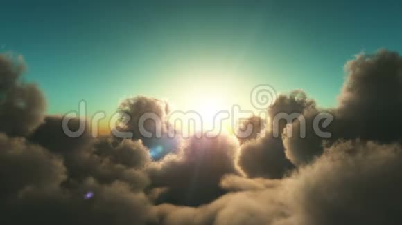 云层上方有日落视频的预览图