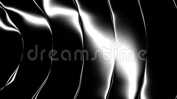 有光反射的黑色波浪视频的预览图