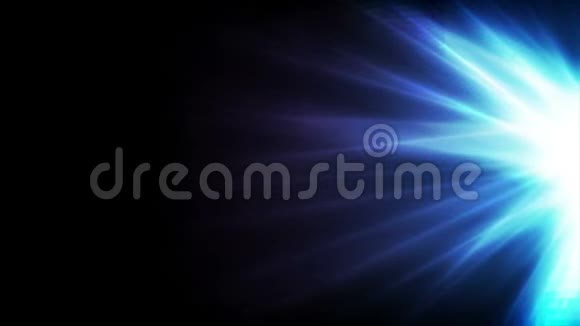 蓝色闪亮的光线抽象视频动画视频的预览图