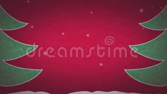 圣诞卡动画视频的预览图