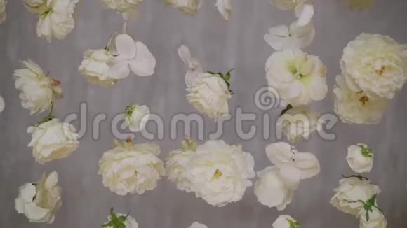 白色的花饰视频的预览图