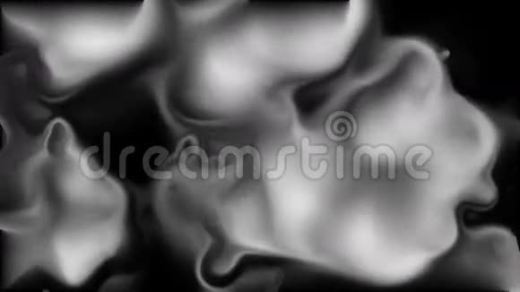 黑白液体云抽象高清视频的预览图