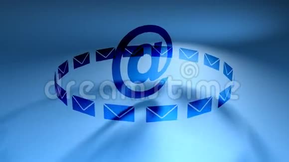 电子邮件图形蓝色平面FXHD视频的预览图