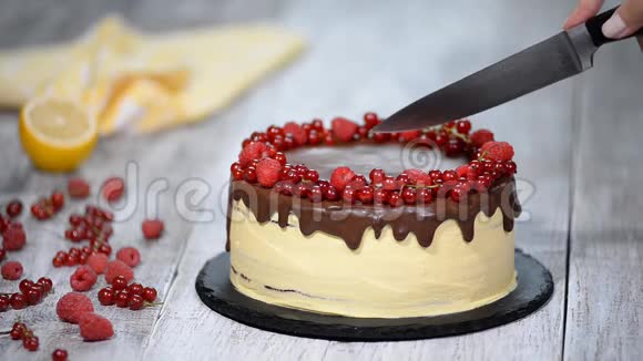 巧克力蜜层蛋糕梅多维克视频的预览图