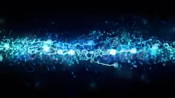 蓝色魔法背景视频的预览图