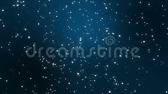 夜空闪耀着黑色的蓝色渐变背景的星星视频的预览图