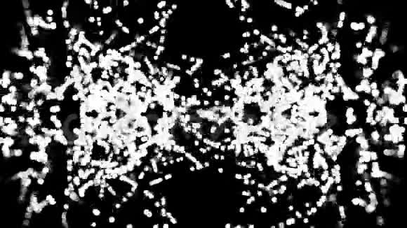 白色粒子动画视频的预览图