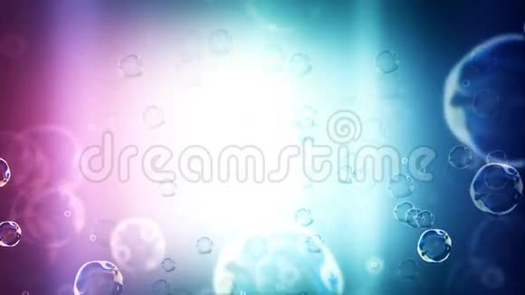 多色流行泡泡背景视频的预览图