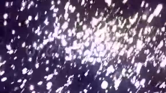 发光飞行粒子紫色视频的预览图