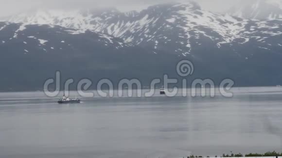 渡轮峡湾特罗姆瑟挪威视频的预览图