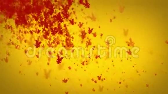 日元象征着黄金坠落的红色视频的预览图