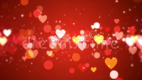 浪漫的情人节背景循环视频的预览图