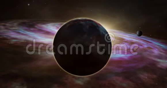 外行星日出和宇宙探索视频的预览图