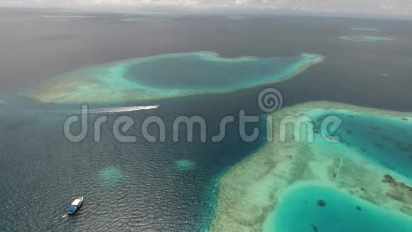 马尔代夫的鸟瞰图视频的预览图