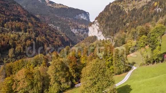 瑞士山谷瑞士航空4K视频的预览图