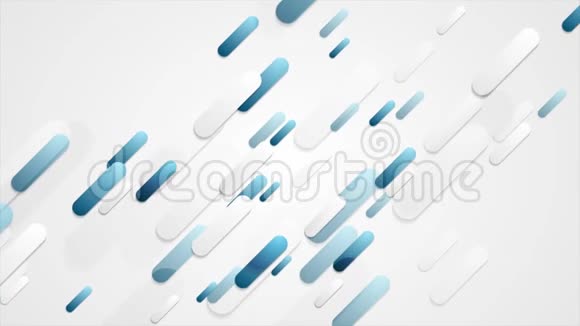蓝色和灰色技术对角线公司视频动画视频的预览图
