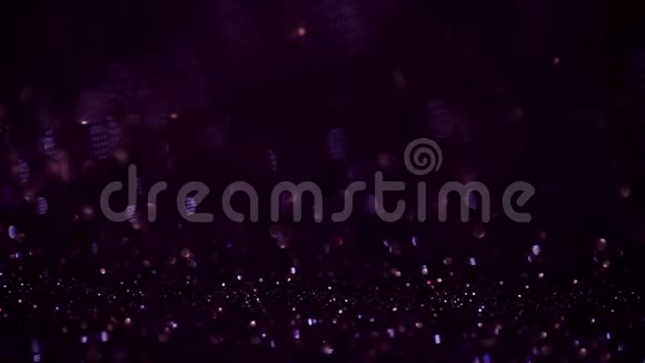 紫色闪光魔术背景散焦光线和自由聚焦的地方为您的设计视频的预览图